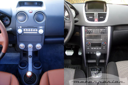 Mitsubishi Colt CZC y Peugeot 207 CC