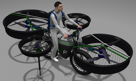 FBike: un prototipo eléctrico capaz de realizar vuelos de 5 minutos
