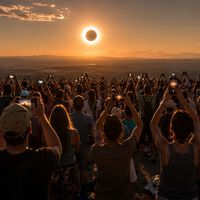 El eclipse va a poner en jaque la conectividad de la España rural. Telefónica ha activado un plan especial en más de 2.700 sitios 