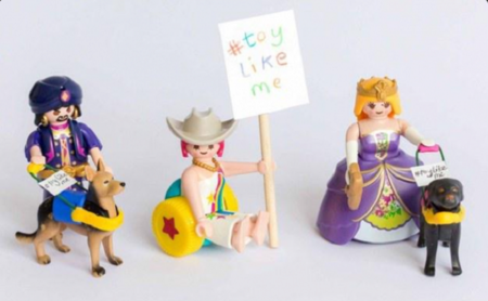 Campaña "Like Me" promueve la venta de juguetes con discapacidades