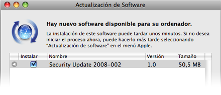 Nueva actualización de seguridad 2008-002