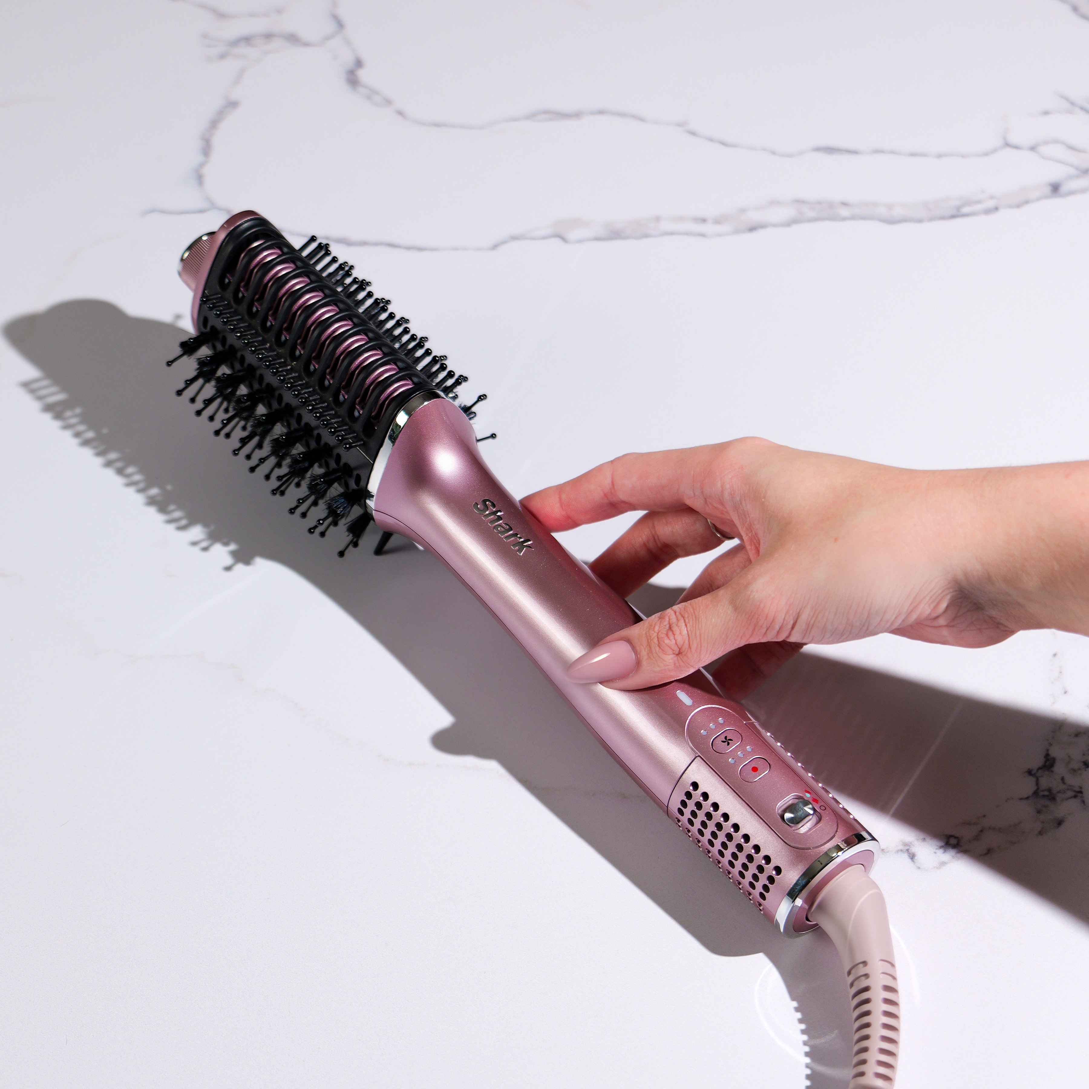 Cepillo térmico con efecto brillo Shark Glossi (rosa) HT302EUPK
