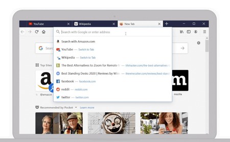 Firefox 75 ya disponible con una barra de direcciones renovada, búsquedas más inteligentes y acceso directo a lo más vistado