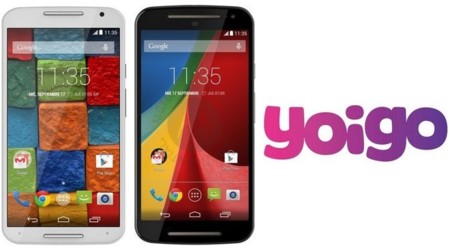 Precios Motorola Moto X y Moto G de nueva generación con Yoigo