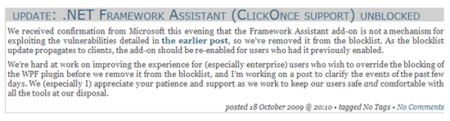 Mozilla recula y rehabilita Framework Assistant