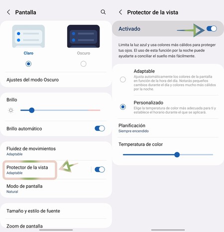 Samsung Protector Vista Activar