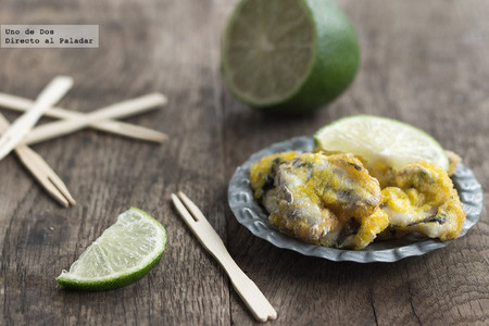 Kokotxas de merluza rebozadas a la lima. Receta