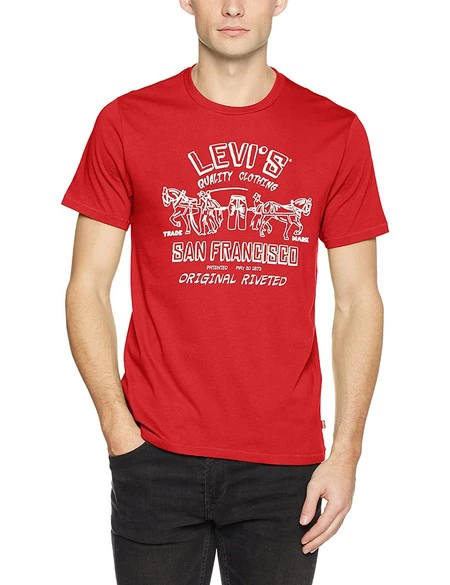 Camiseta Levi's 2 Horse Graphic Tee por sólo 12,95 euros en Amazon