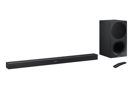 Precio mínimo en Mediamarkt para la barra de sonido Samsung HW-M450/ZF, ahora por 199 euros