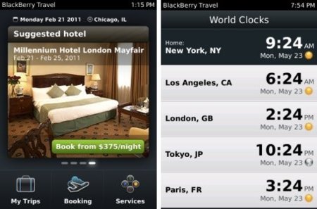 BlackBerry Travel se actualiza con más funciones y países