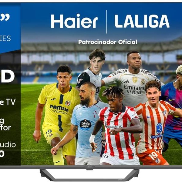 TV QLED 50" - Haier S80 Series H50S80FUX, QLED 4K HDR10, Google TV, Gaming 120Hz, Dolby Audio, Negro
