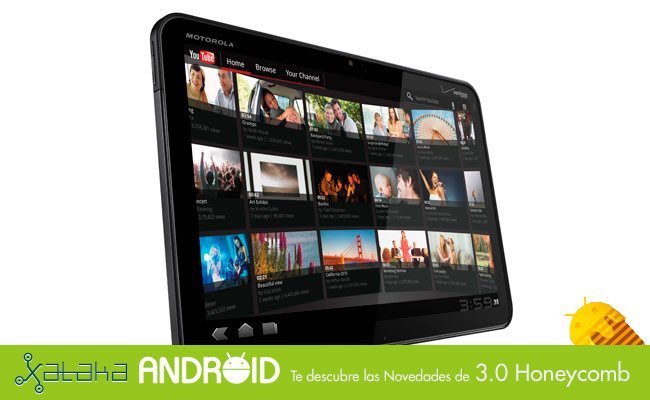 Motorola Xoom con Honeycomb