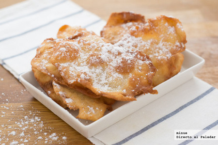 Orejas de carnaval. Receta tradicional