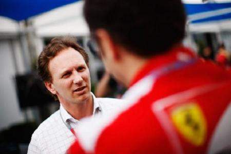 Christian Horner se reunió con la directiva de Ferrari en Maranello