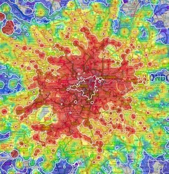 Mapas de transporte del Reino Unido