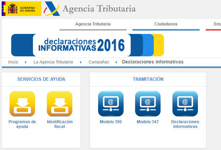 La Agencia Tributaria lo pone más fácil con las declaraciones informativas de 2016