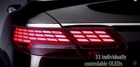 Las luces traseras OLED también llegan a los Mercedes-Benz Clase S Coupé y Cabrio