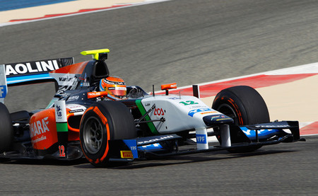 Facu Regalia 2014 GP2 Test Baréin