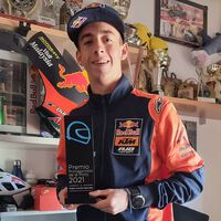 Pedro Acosta gana el premio 'Protagonista de la moto 2021' otorgado por la prensa especializada en dos ruedas de España 