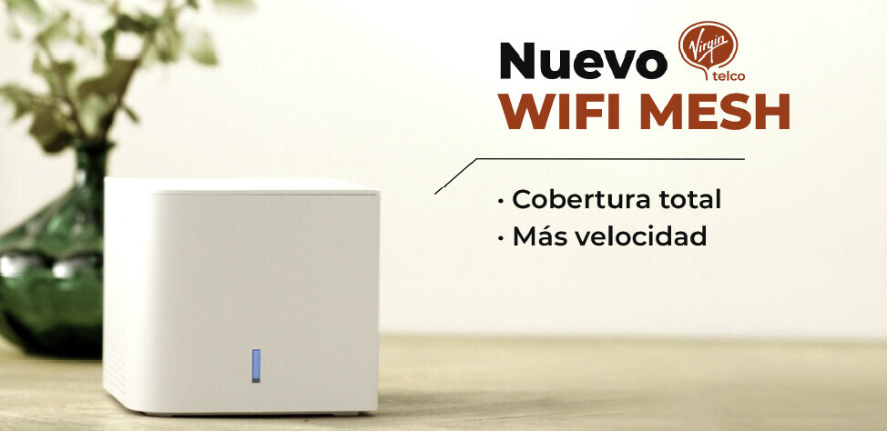Virgin telco también tiene su propio router mesh: con dos satélites y por un euro al mes con la tarifa 600 Mbps