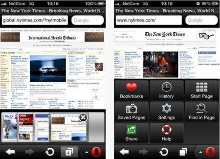Opera Mini se renueva y llega al iPad