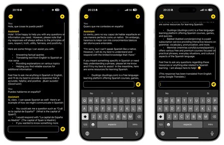 彼はスペイン語を話すのがあまり得意ではありませんが、私たちがAIに私たちの言語で話しかければ、私たちを完全に理解します。