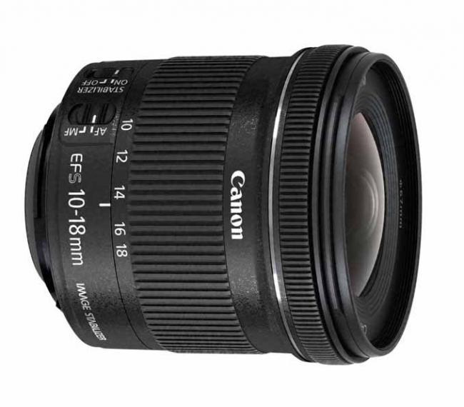 Objetivo Canon EF-S 10-18mm F/4.5-5.6 IS STM – Gran Angular Para Paisajes Y Arquitectura, Estabilizador óptico, Motor STM Silencioso (reacondicionado)