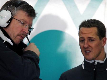 Rumore, rumore. Ross Brawn y Michael Schumacher fuera de Mercedes GP