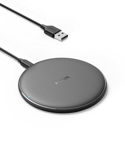 Cargador inalámbrico Anker PowerWave Pad - Cargador de inducción Qi de 10 W 