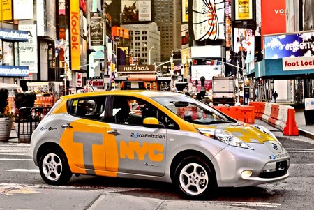 Nissan Leaf Taxi Nueva York