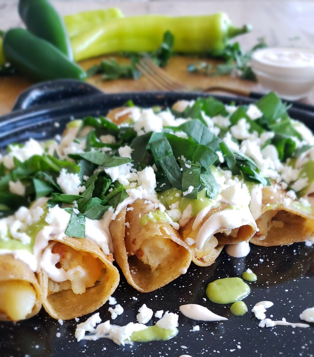 Cómo hacer tacos dorados de papa. Receta ligera y deliciosa que estará