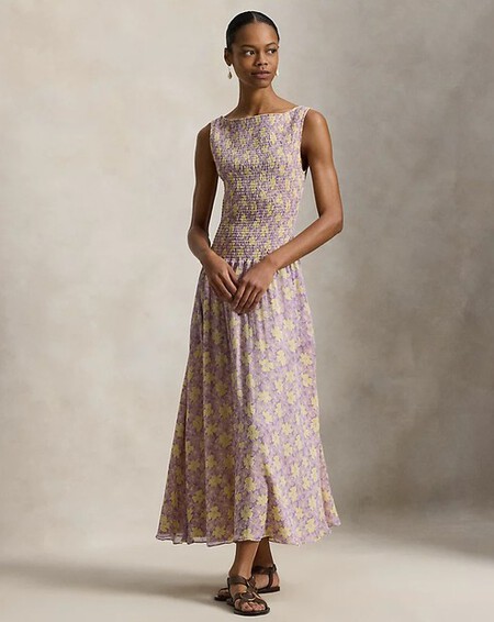 Vestido Flores Ralph Lauren