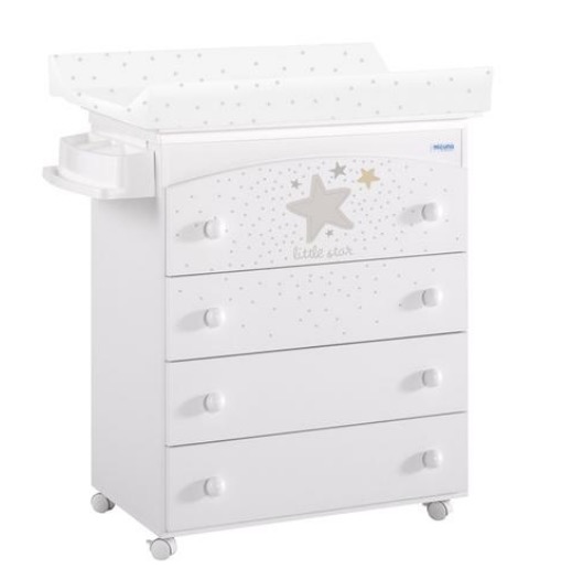 Mueble cajonera con bañera-cambiador