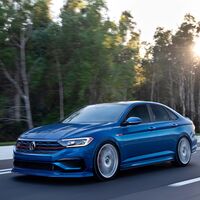 El Volkswagen Jetta GLI Blue Lagoon Concept es un homenaje a la historia del GLI, aunque sólo para exhibición