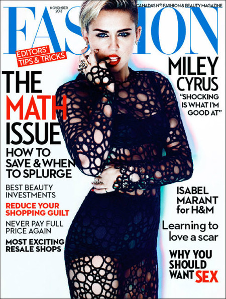 Y otra portada para Miley Cyrus, con más ropa y más Liam
