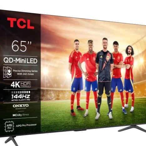  Smart TV MiniLED 65"(165,1 cm) TCL 65C61K 65", 4K UHD, 144 Hz, Procesador AiPQ Pro, Quantum Dot 