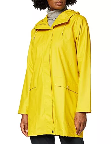 Helly Hansen Mujer Chubasquero Moss, XS, Amarillo Esencial