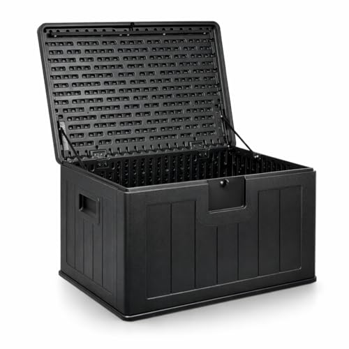 Baúl exterior almacenaje de resina impermeable