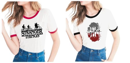 Si te gusta Stranger Things tienes camisetas desde 5,64 euros en Amazon muy chulas