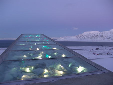 El Arca de Noé de especies vegetales en Svalbard, Noruega 