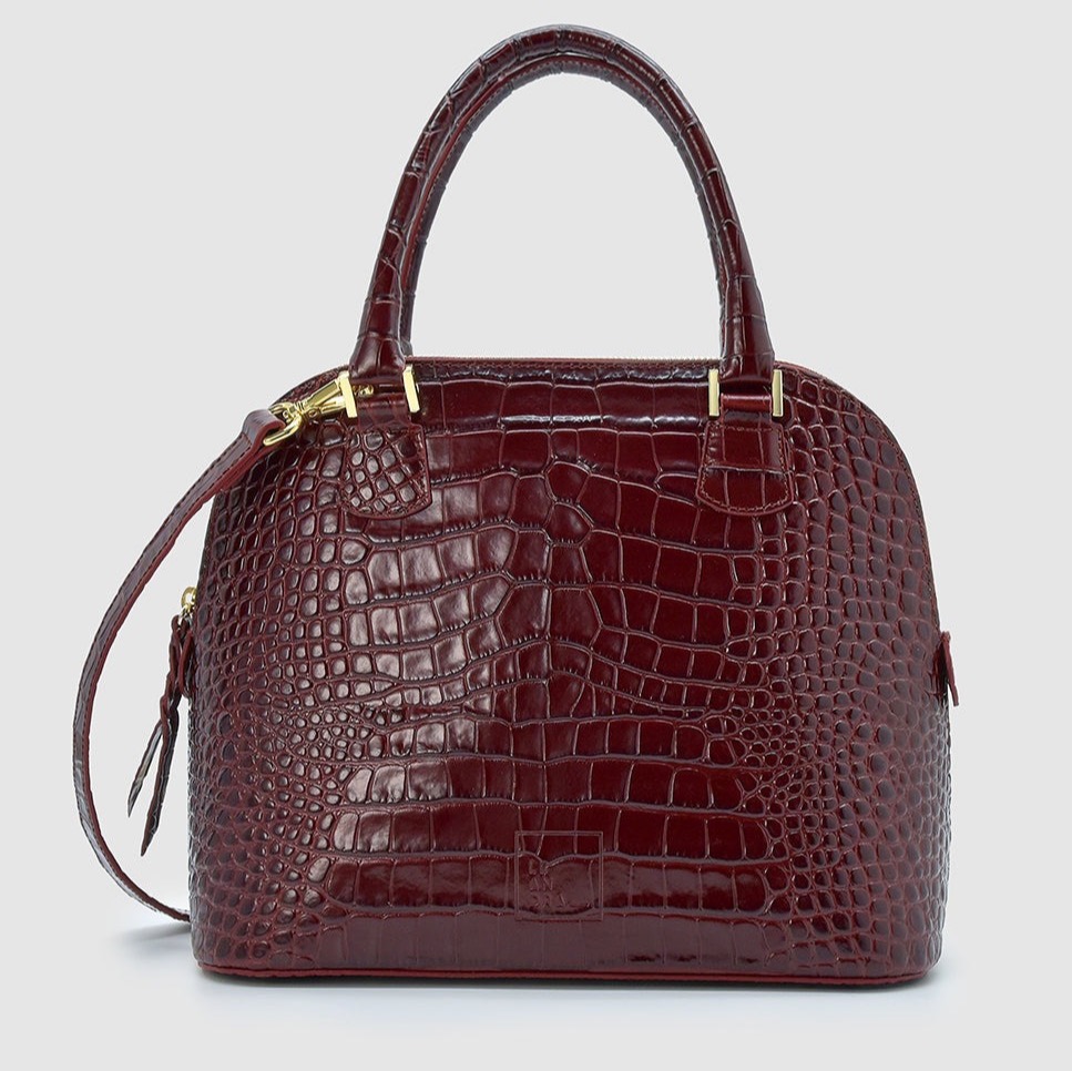 Bolso piel de cocodrilo Leandra