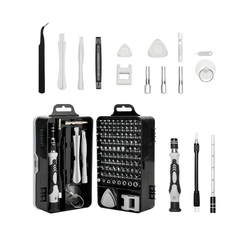 Juego de destornilladores de precisión de 115 piezas