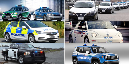 ¿Qué coches de patrulla utilizan en diferentes países del mundo?