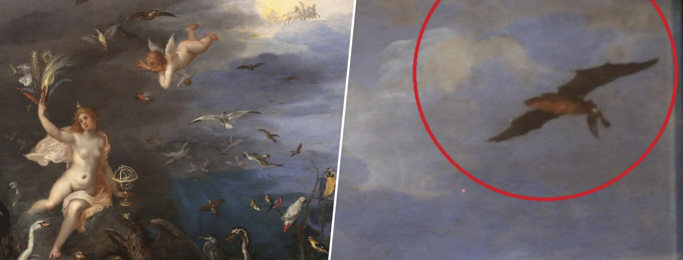 En 1611 Brueghel el Viejo pintó un cuadro barroco lleno de aves y murciélagos. Sin saberlo se adelantó 400 años a la ciencia moderna