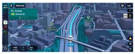 Nuevo diseño de Google Maps en CarPlay