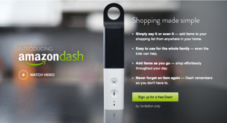 Amazon Dash, el accesorio de Amazon para hacer las compras 