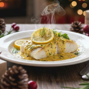 Filete de pescado con salsa de mostaza y limón: la receta económica que triunfarás en tu cena navideña