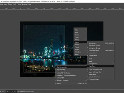 Glimpse 0.2: el fork de GIMP para Windows, Linux y macOS ahora se parece un poco más a Photoshop