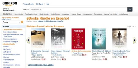 Amazon lanza Ebooks Kindle en español en el mercado de Estados Unidos
