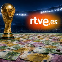 RTVE ha pagado 70 millones de euros para el Mundial de Fútbol. Eso sí, podría ganar solo 1 millón en patrocinios aunque 10 puntos de audiencia mensual 